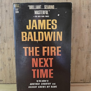 The Fire Next Time // James Baldwin // 7th Printing 1969 // Vintage Paperback Essays
