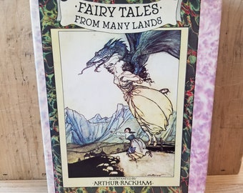 Fairy Tales From Many Lands // Illustrated by Arthur Rackham // 1974 // Vintage Hardcover