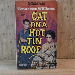 Cat on a Hot Tin Roof // Tennessee Williams // 1950s // Vintage Paperback