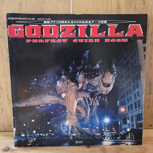 Godzilla Perfect Guide Book // 1998 // Vintage Paperback Godzilla Movies