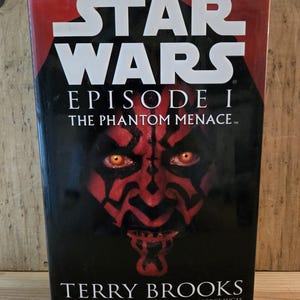Star Wars Episode I: The Phantom Menace // Terry Brooks // 1st Edition 2nd Printing 1999 // Vintage Hardcover Sci-fi