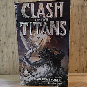 Clash of the Titans // Alan Dean Foster // 1981 // Vintage Paperback Movie Tie-In Fantasy Mythology