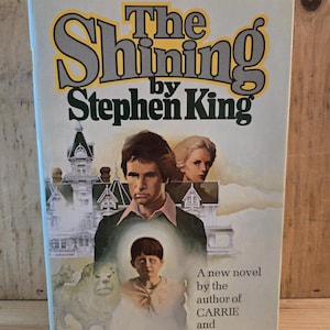 RARE The Shining // Stephen King // 1977 // Vintage Hardcover Horror