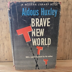 RARE Brave New World // Aldous Huxley // Modern Library 1946 // Vintage Hardcover