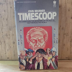Timescoop // John Brunner // 1984 // Vintage Paperback Sci-fi