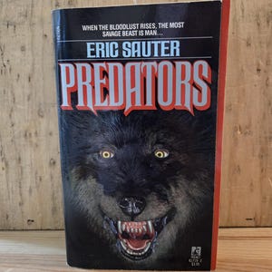 プレデターズ // エリック・ソーター // 1987 // ヴィンテージ・ペーパーバック・ホラー
