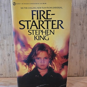 Firestarter // Stephen King // 9th Printing 1980s // Vintage Paperback Horror
