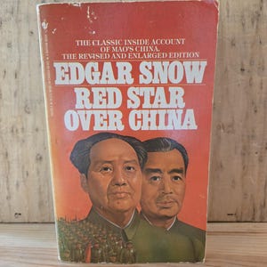 Red Star Over China // Edgar Snow // 1984 // Vintage Paperback History Politics