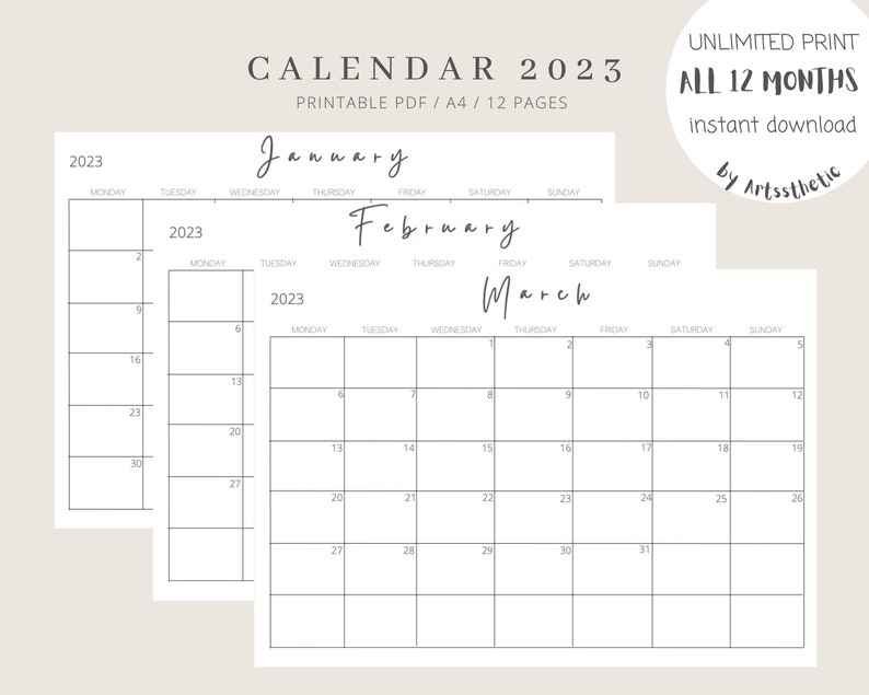 printable-calendar-2023-monthly-planner-2023-monthly-etsy-new-zealand