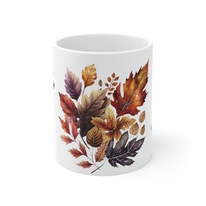 Fall leaves. Ceramic Mug 11oz