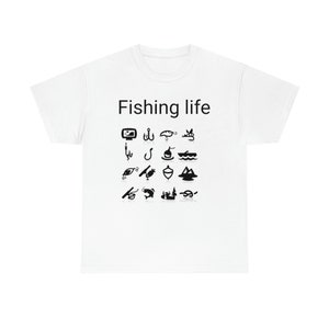 Unisex fishing tee