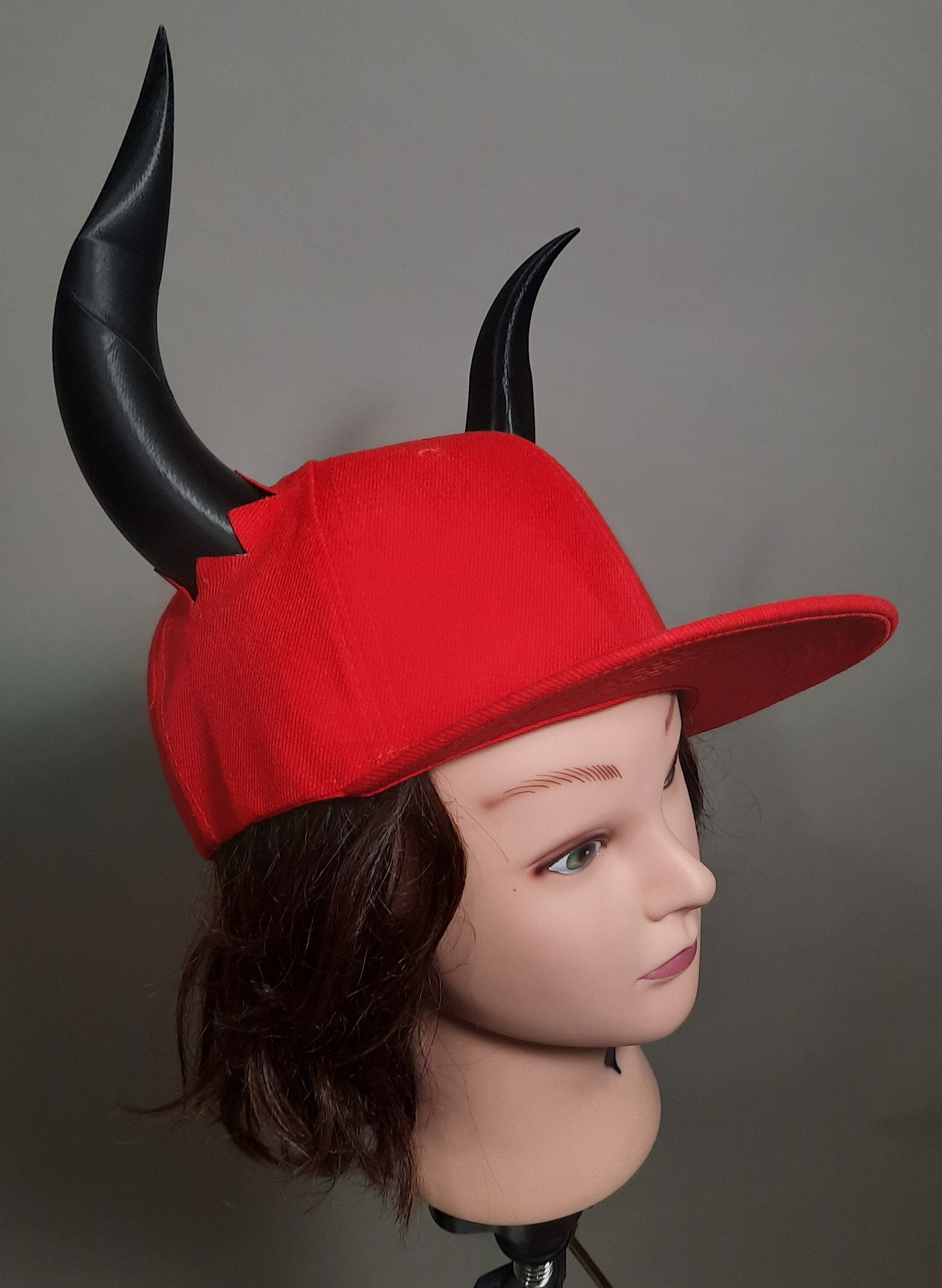 Devil Horn Hat Devil Costume Demon Horn Hat Demon Costume Etsy