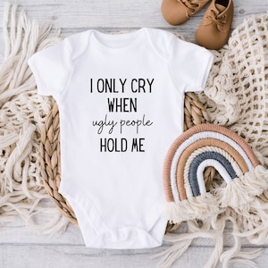 Custom Baby Onesie® Personalized Onesie® Baby Onesie® Funny Baby Shower Gift Custom Baby Girl and Baby boy Bodysuit for Newborns