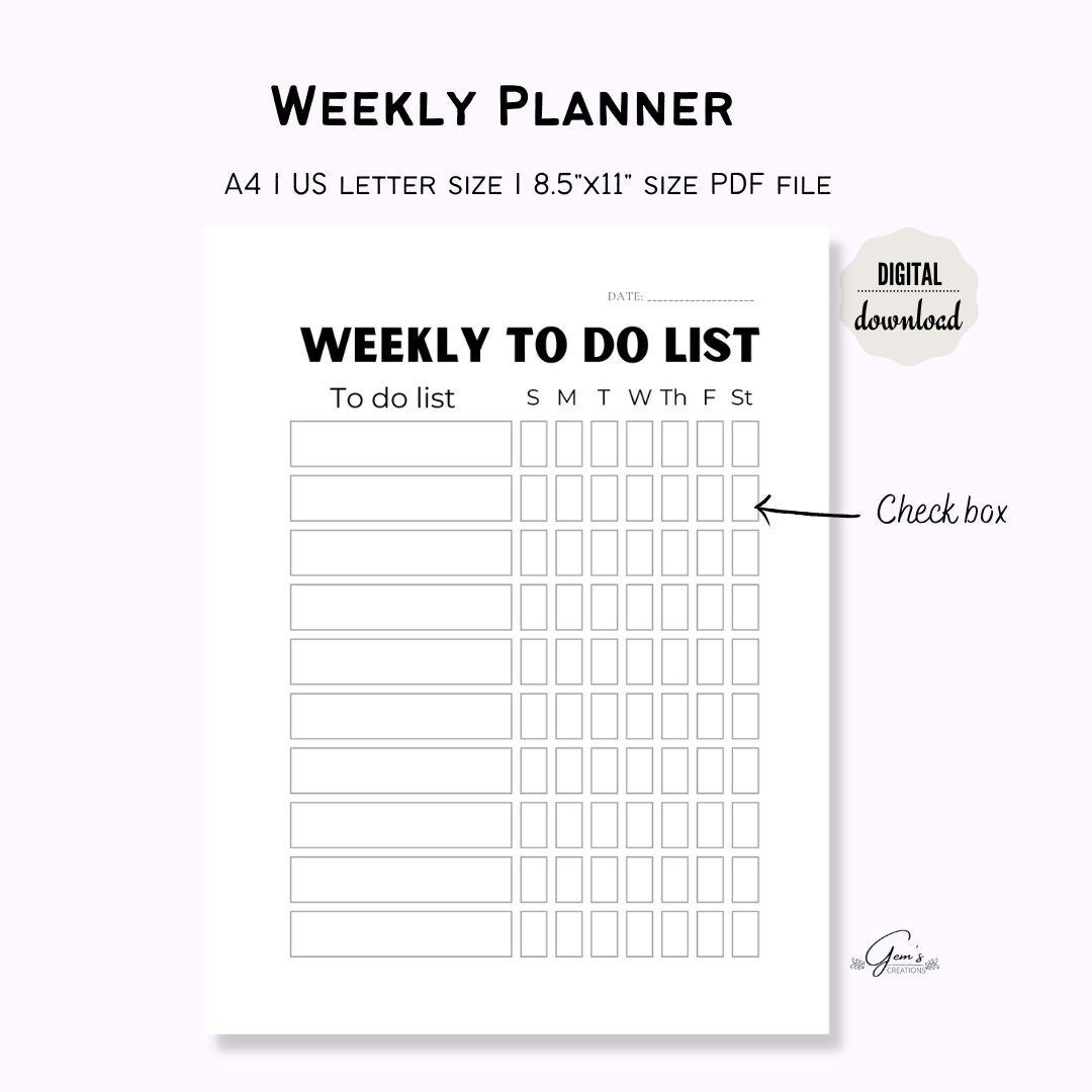 Weekly Planner Blank A4 US Letter Size 8 5X11 Inches Printable weekly-planner-blank-a4-us-letter-size-8-5x11-inches-printable