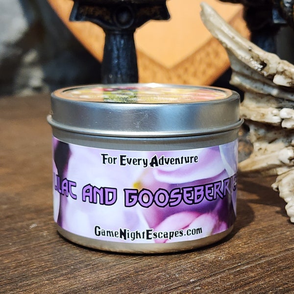 Lilac and Gooseberries Candle | The Witcher Inspired Candle | Video Game Candle Collection