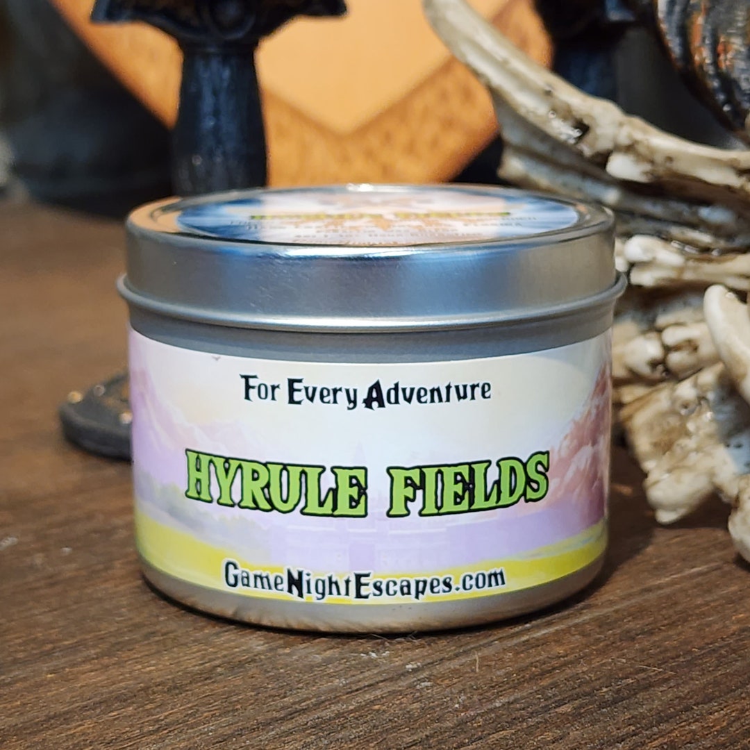 Hyrule Fields Candle Legend of Zelda Inspired Candle Video Game Candle