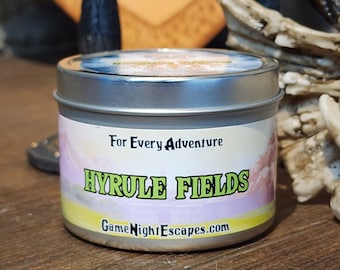 Hyrule Fields Candle | Legend of Zelda Inspired Candle | Video Game Candle Collection