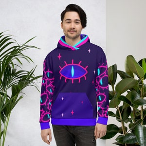 Neon Biblically Accurate Angel - Unisex Hoodie