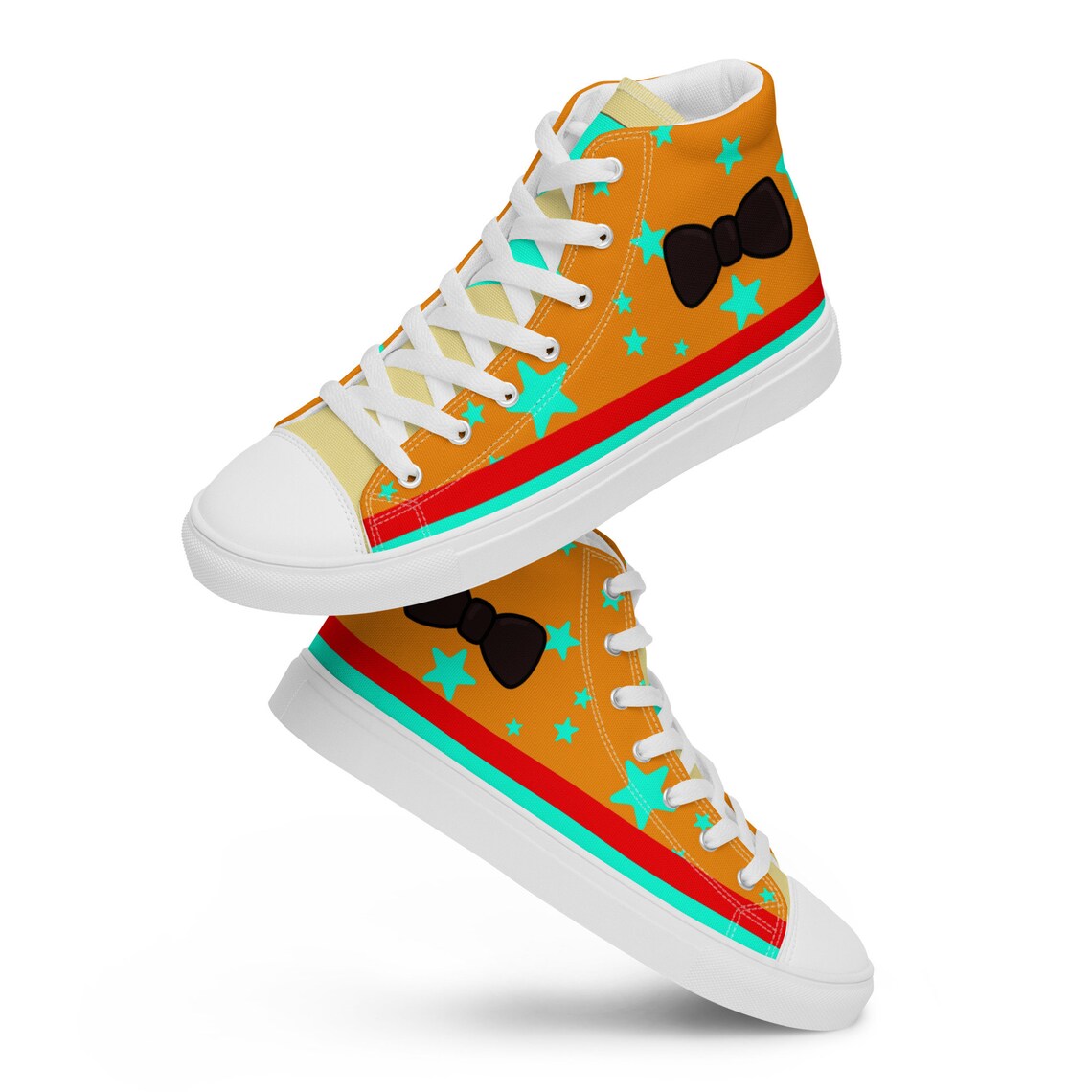 Glamrock Freddy Womens High Top Canvas Shoes Etsy