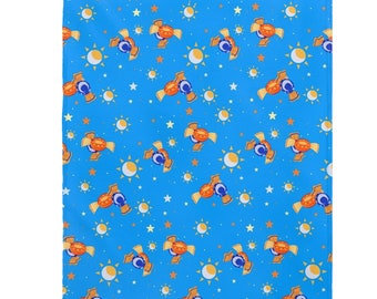 Sun & Moon Velveteen Plush Blanket