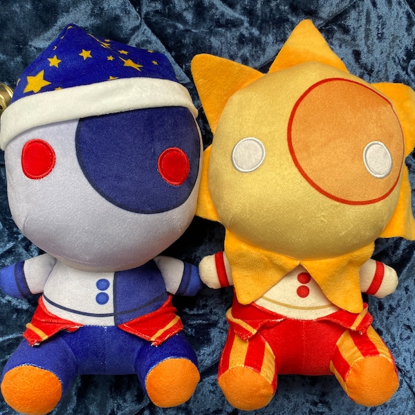 Sun and Moon Plush Etsy