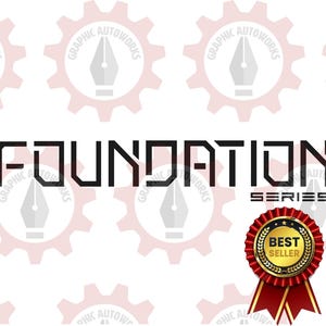 May include: Black and white graphic text that reads "FOUNDATION SERIES" with a red and gold best seller award ribbon below.