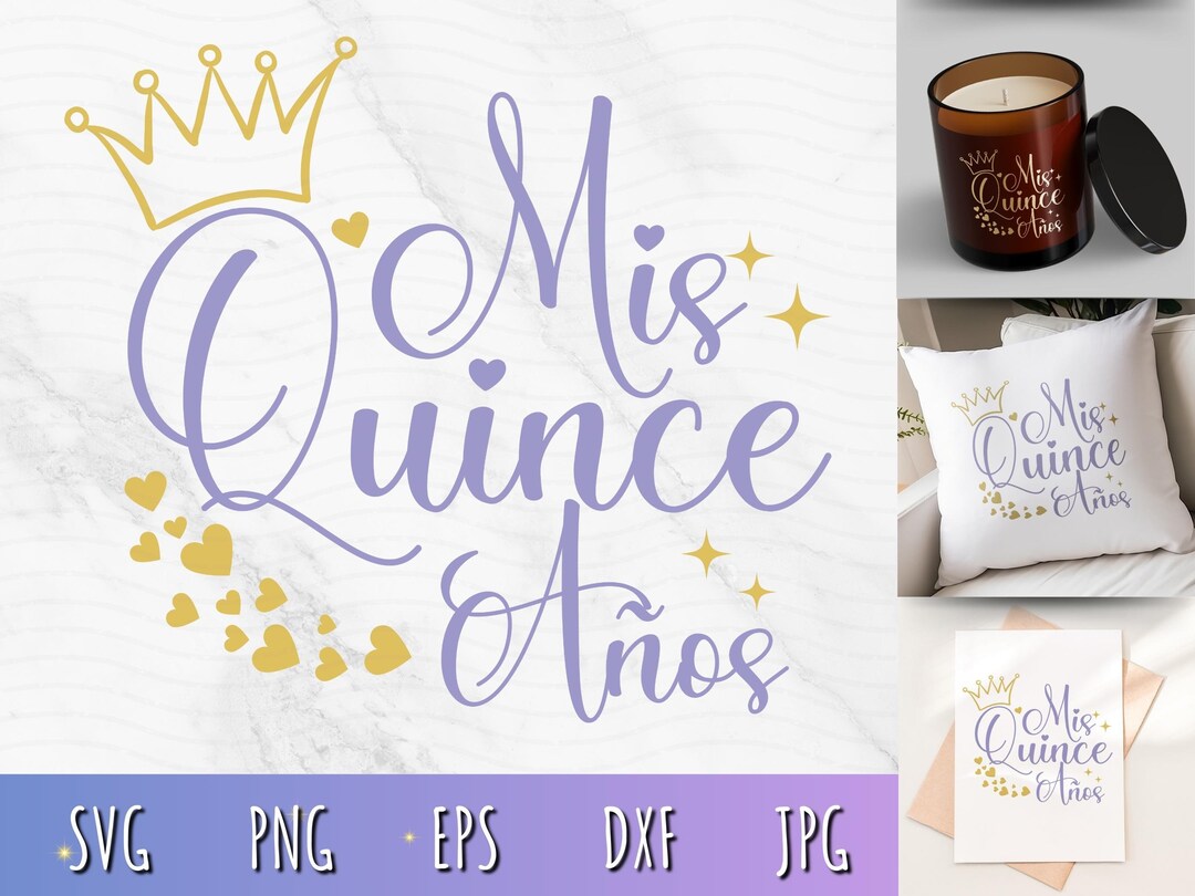 Mis Quince Anos svg Quinceanera SVG Quinceanera Svg Mis Etsy Portugal