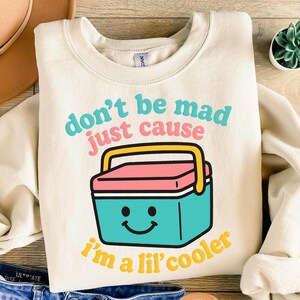 Não fique bravo, eu sou um pouco mais legal PNG | Clipart engraçado de verão retrô | Design fofo de sublimação de refrigerador | Download digital para Cricut e artesanato