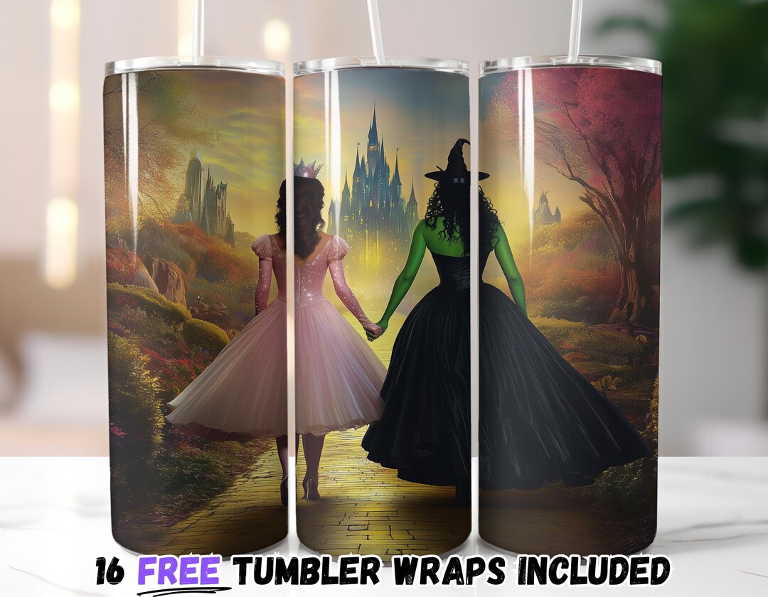Wicked Fairy Tale Friends Tumbler Wrap | Fantasy Princess & Witch ...