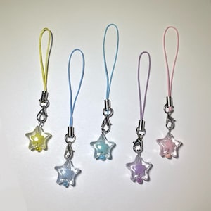 Y2K Acrylic Star Phone Charm / Bag Charm / Keychain