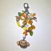 Brown Beetle Handmade Polymer Clay Beaded Keychain / Bag Charm - Etsy