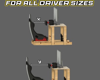 2x4 Diy Wood Sim Racing Rig Plans 2x4 Sim Racing Rig Homemade Sim
