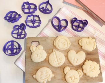 BTS BT21 COOKY JUNGKOOK ジョングク　クッキー　セット BT21 Cookies, BTS cookies - Etsy 日本