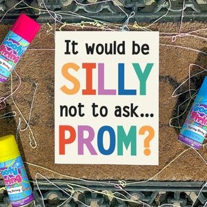 Ideas tontas para propuestas de promoción con hilos &quot;Sería TONTO no preguntar... ¿PROM?&quot; Propuestas divertidas para preguntarle a un chico.