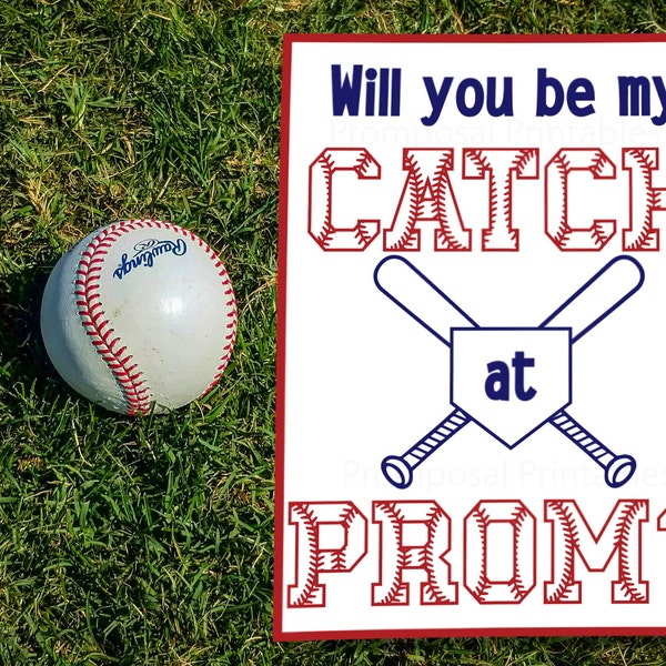 Prom Proposal Baseball Etsy