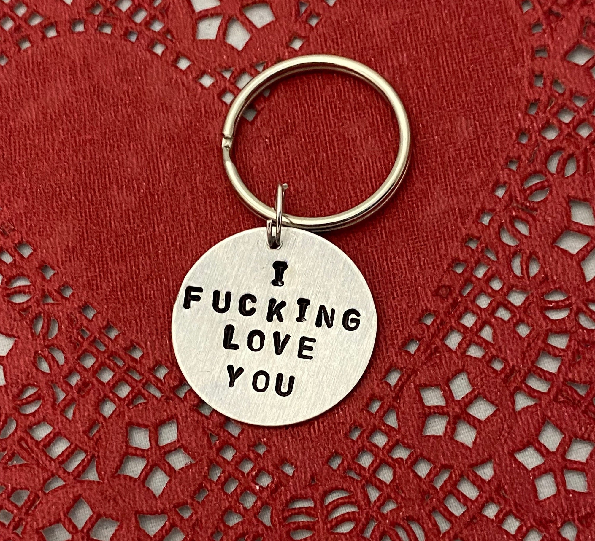 I Fuckin Love You Ring - Etsy