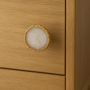 Bouton pour armoire en pierre d&#39;agate naturelle, 10 pièces | Poignée de tiroir en cristal | Poignée de meuble bohème | Boutons Geode pour commode, cuisine et meuble