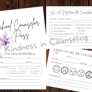 School Counselor Documentation Pack