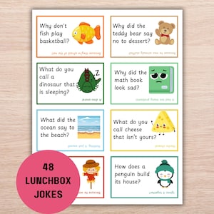 Blagues sur la boîte à lunch, notes à imprimer sur la boîte à lunch, blagues sur la boîte à lunch pour enfants, notes amusantes pour le déjeuner, blague du jour, imprimable pour la rentrée des classes