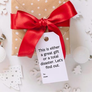 Sarcastic Christmas Gift Tags, Printable Christmas Gift Tags, Funny Sassy Gift Tags, Holiday Gift Tags, Digital Christmas Gift Tags