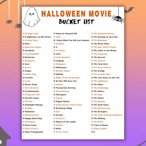 Halloween Bucket List, Movie Bucket List, Scary Movies, Scary Horror ...