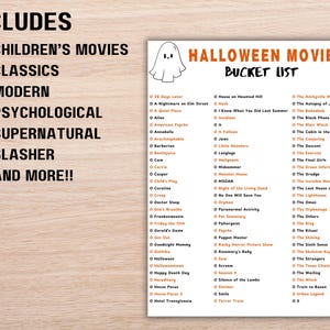 Halloween Bucket List, Movie Bucket List, Scary Movies, Scary Horror ...