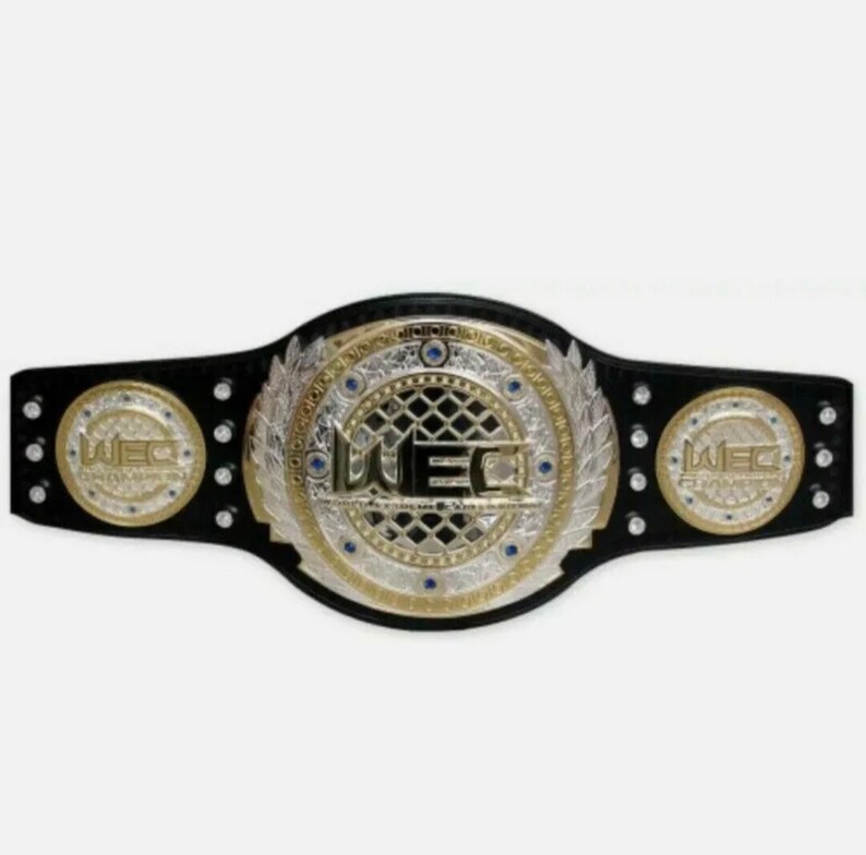 WEC World Extreme Cage Fighting Wrestling Championship Title Etsy
