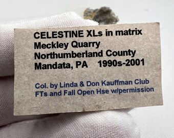 Paquete Celestine (4 piezas) - Meckley Quarry, Pensilvania