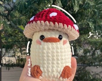 Mushroom Duck - Crochet Plushie