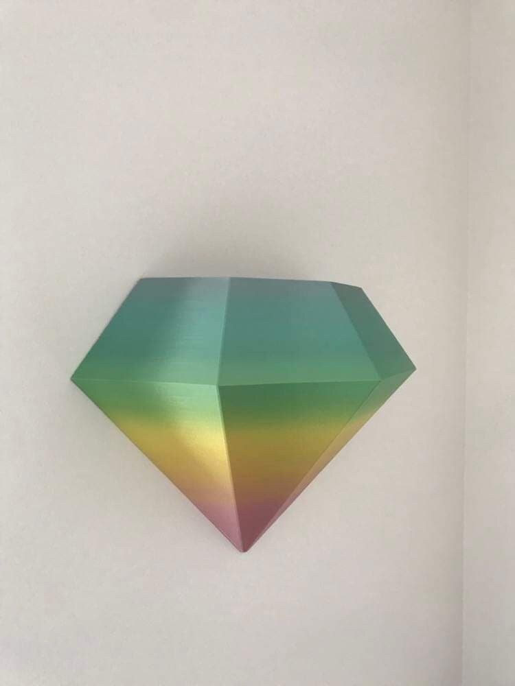 Pot de Fleur Diamant Impression 3D