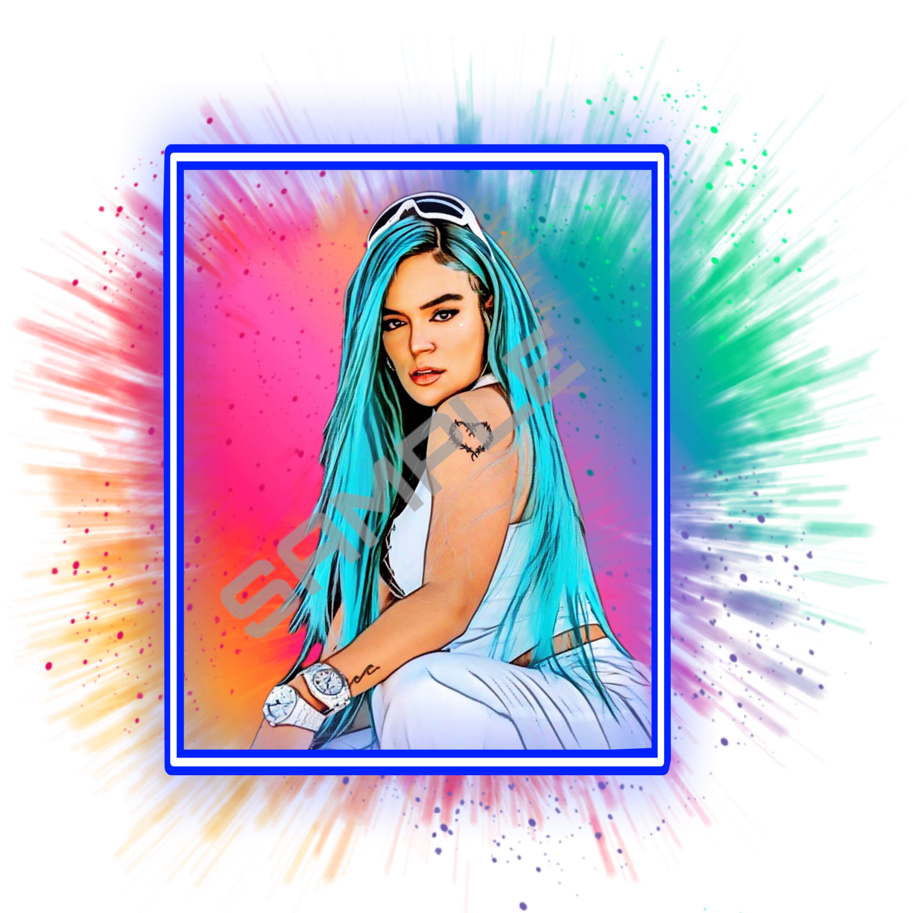 Karol g colorido png set - Etsy México