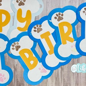 Bluey & Bingo themed banner| Birthday Banner | Personalized Banner | Bluey | Birthday Party |
