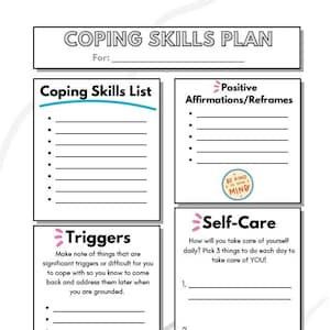 Coping Skills Worksheet