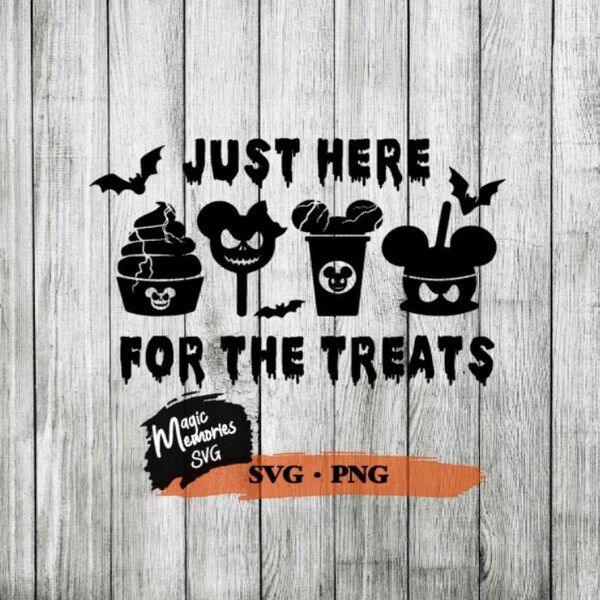 Mickey Halloween Treats SVG, PNG Cut File (Digital Download)